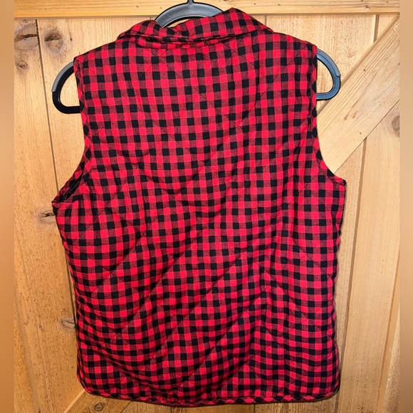 Red and Black Checkered Vest - Picture 3 of 3